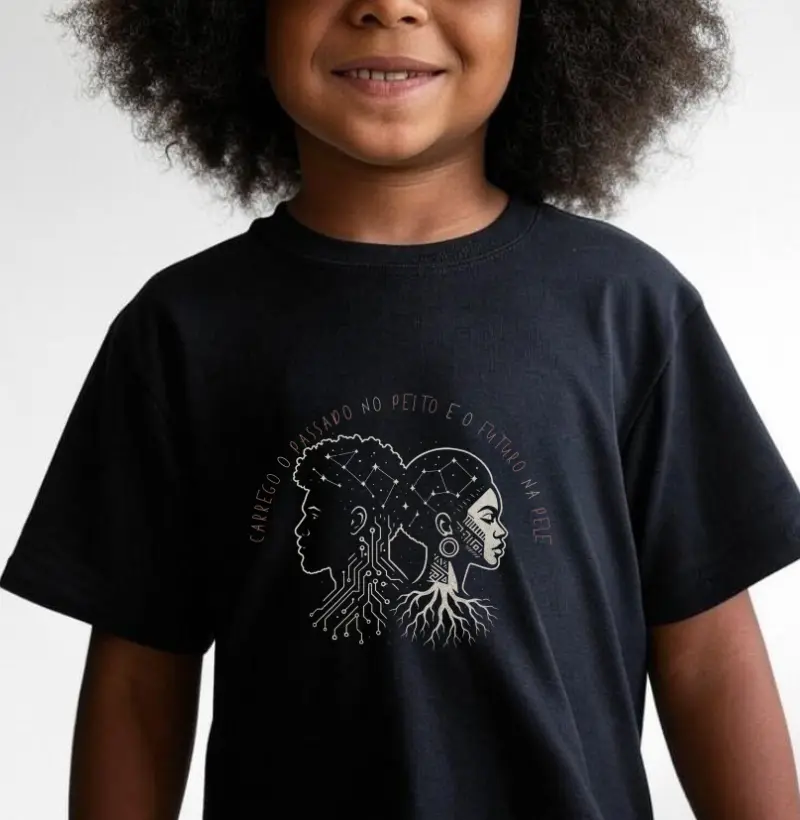 Carrego o passado no peito e o futuro na pele