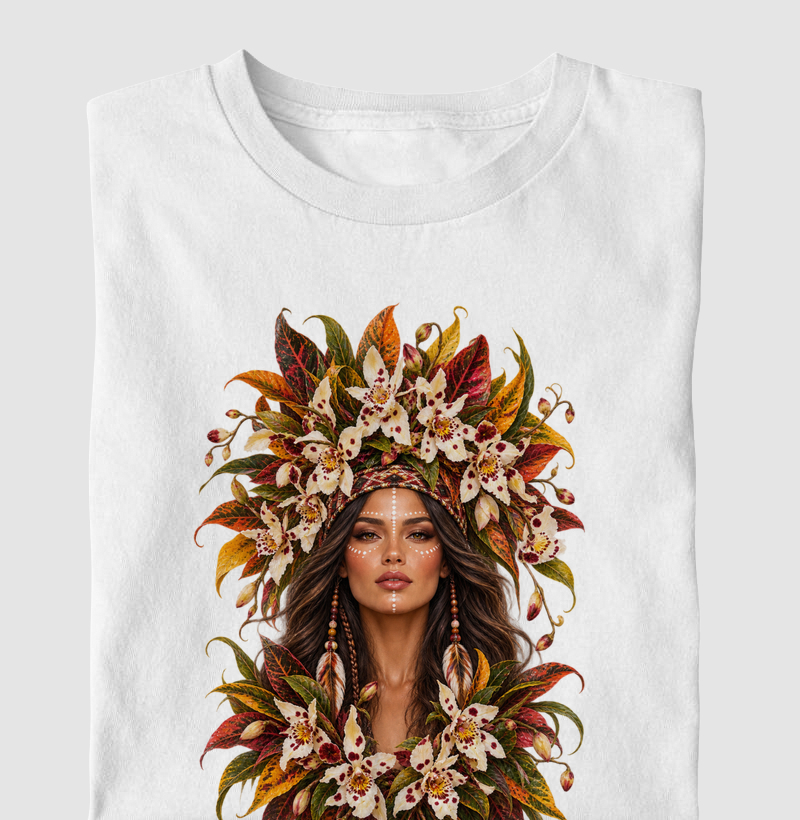 Cróton Gingha & Orquídea Hawaiian
