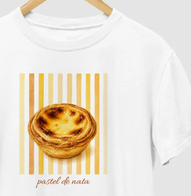 Pastel de nata em aquarela