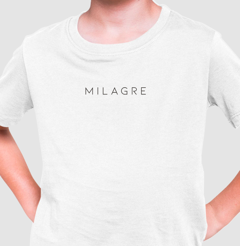 Camiseta Infantil Milagre | Coleção Herança (Meninos)