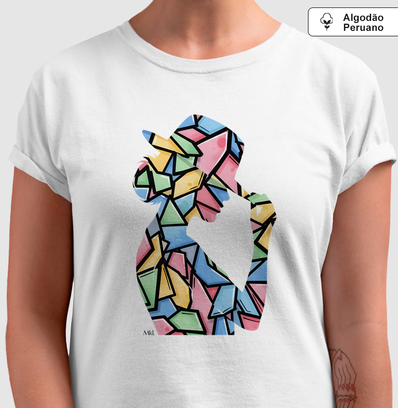 Camiseta Algodão Peruano - Vitral Urbano 
