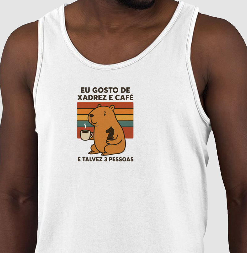 Eu gosto de xadrez e café e talvez mais 3 pessoas