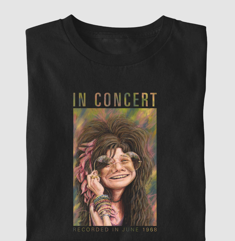 Janis Joplin - In concert - Camiseta