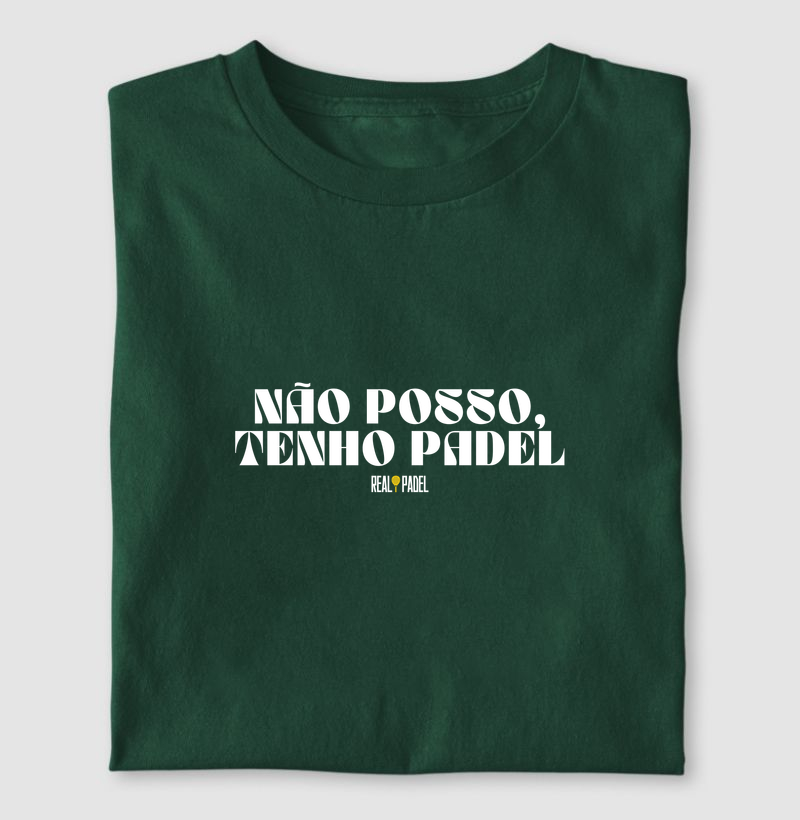 Não posso, tenho padel