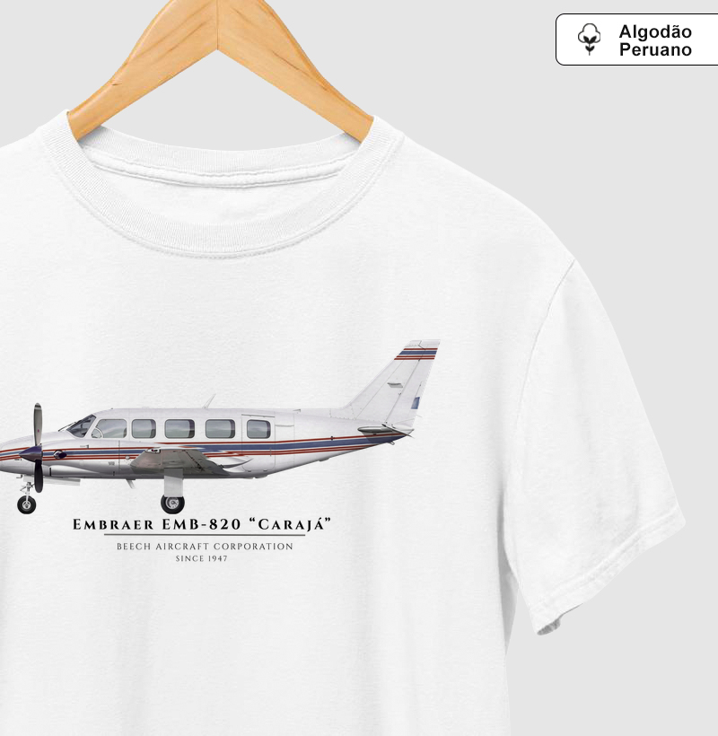 Embraer EMB-821 "Carajá" - Camiseta Algodão Peruano