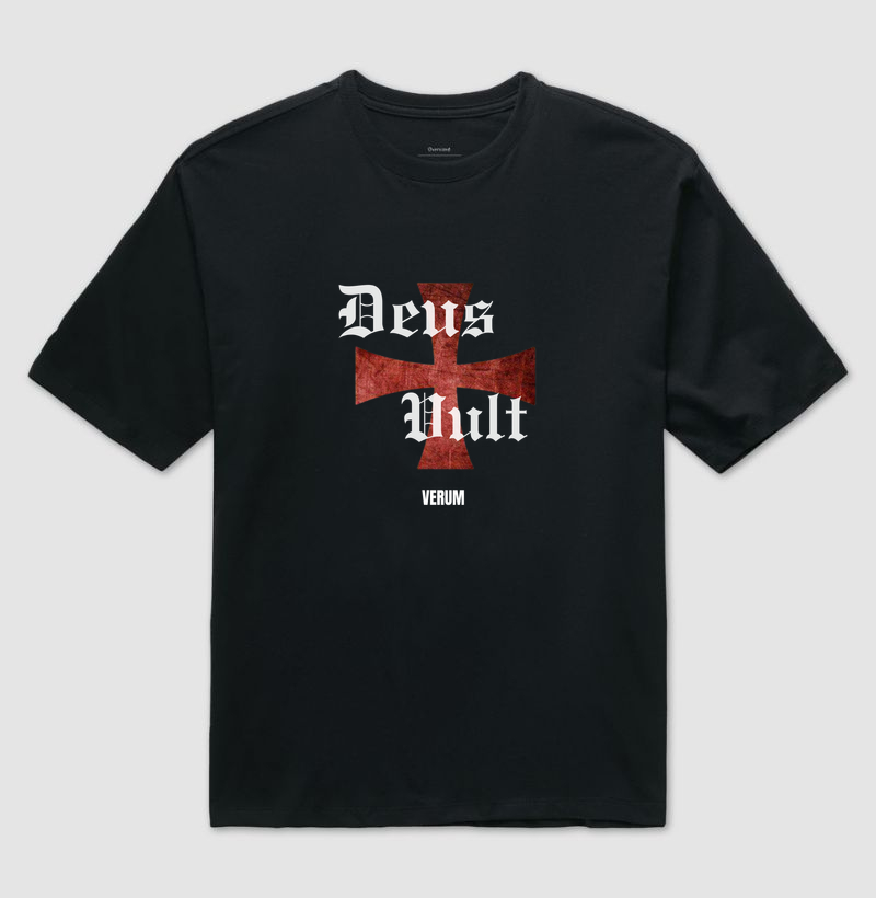 Camiseta Oversized Deus Vult