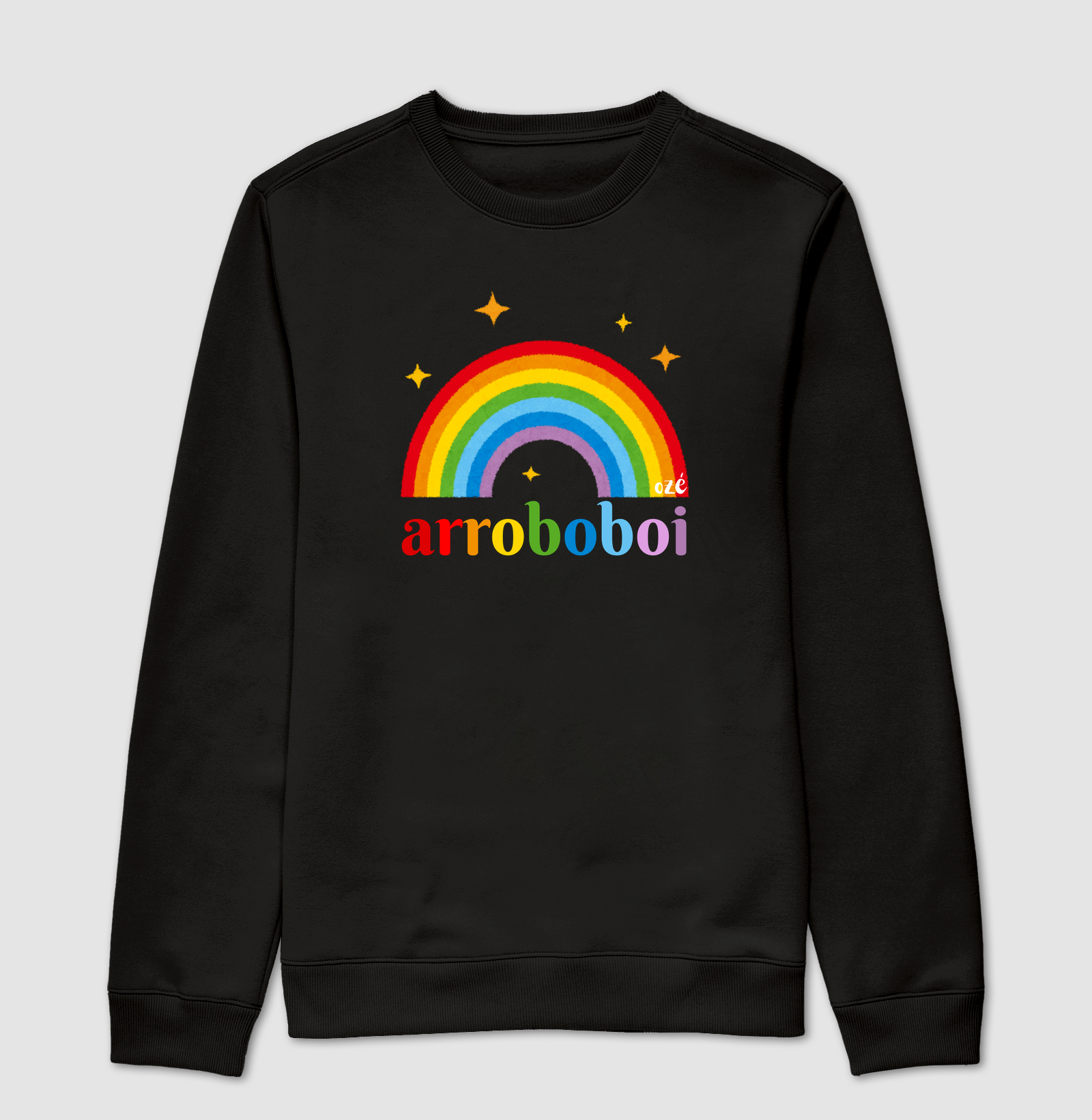 Arroboboi - Arco-íris  - Suéter Moletom