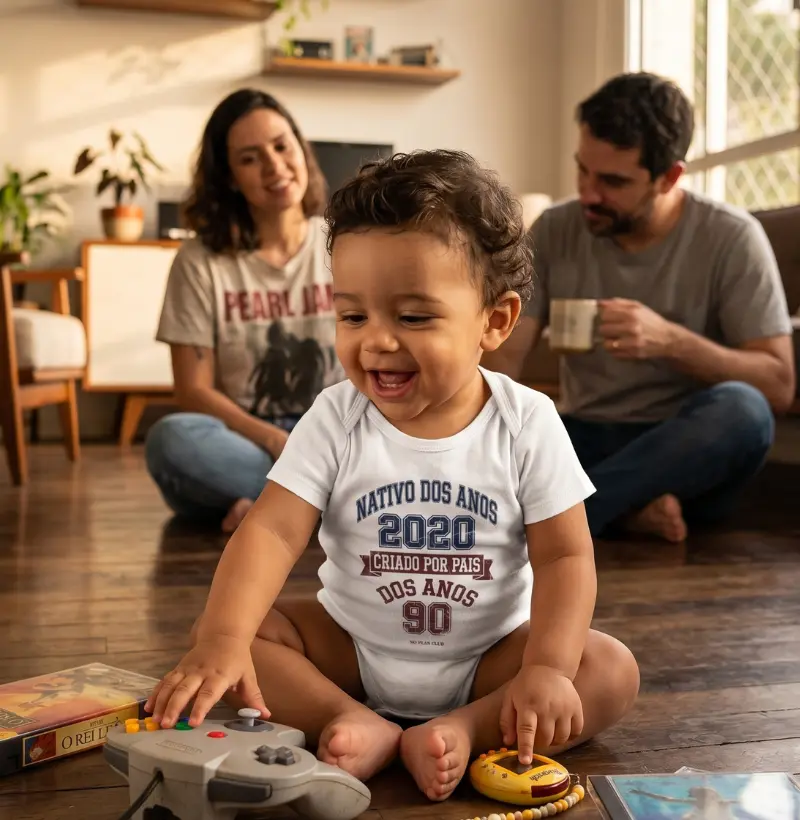 Body Bebê Nativo dos Anos 2020 | 100% Algodão | No Plan Club