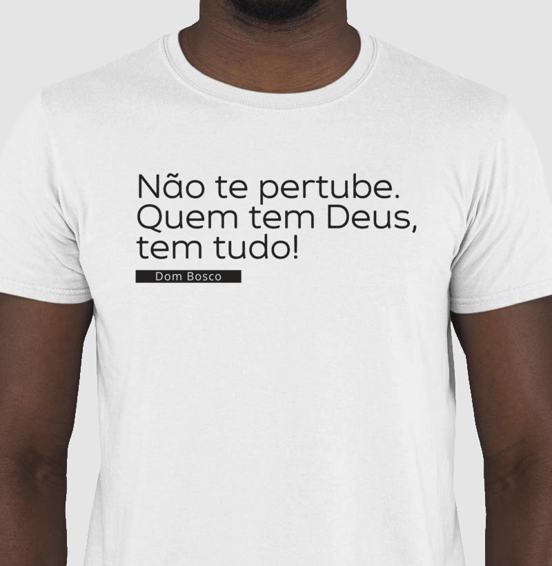 Camiseta Básica de Algodão "Dom Bosco"