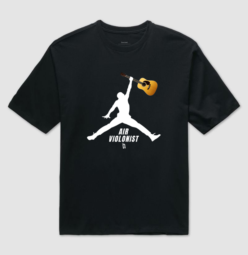 Air Violonist - Camiseta Oversized