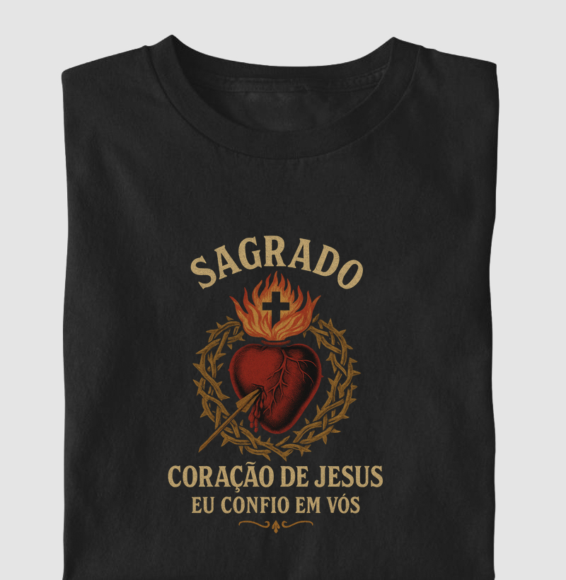 Sagrado Coração de Jesus Eu Confio em Vós estilizado