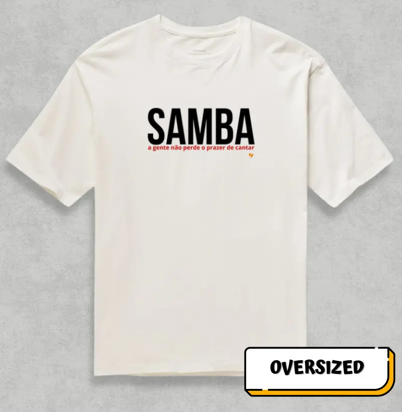 Samba, a gente não perde o prazer de cantar