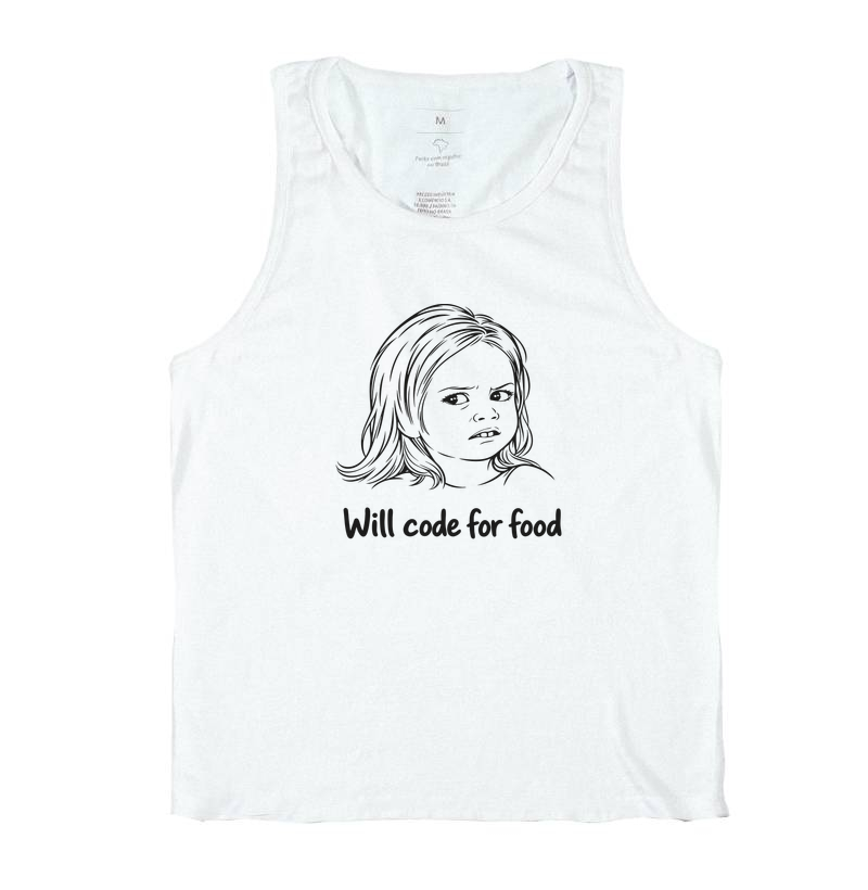 Will Code for Food | Programo por Comida - Regata