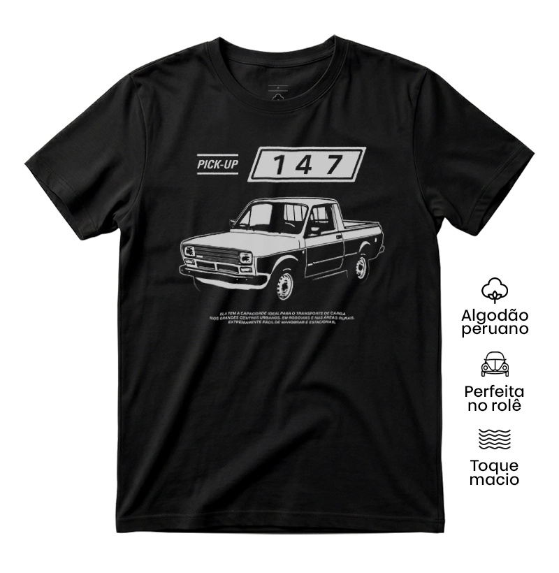 147 | Pick-up - Camiseta Algodão Peruano