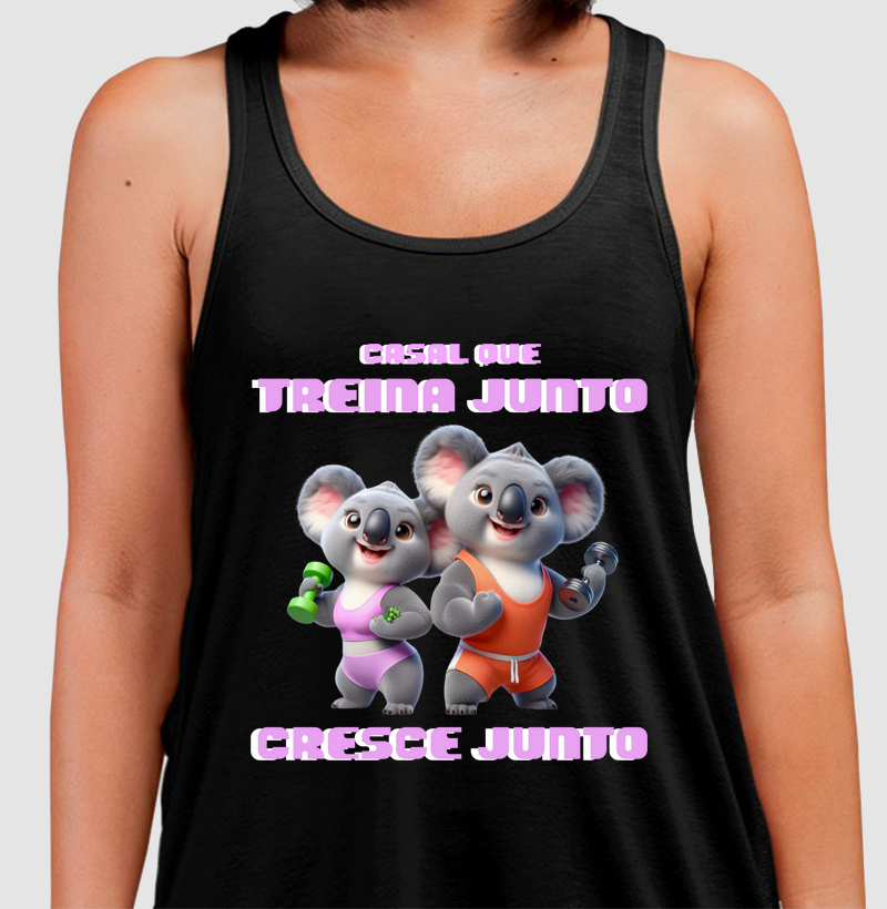 Casal que treina junto, cresce junto