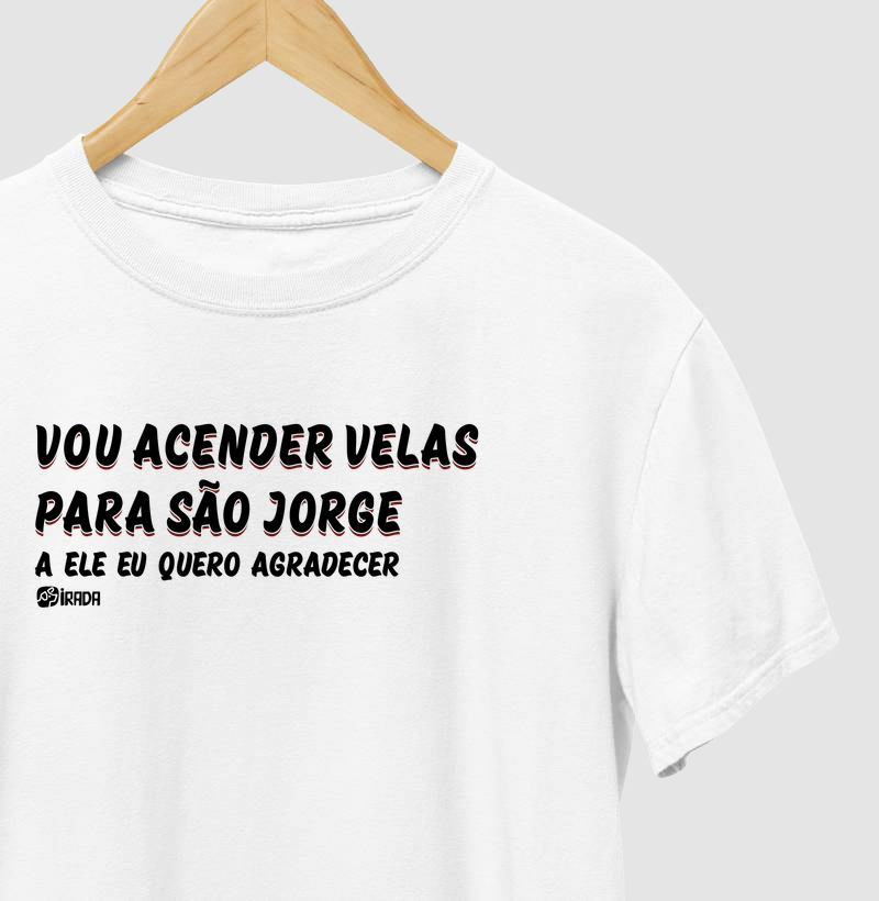 Vou acender velas para São Jorge