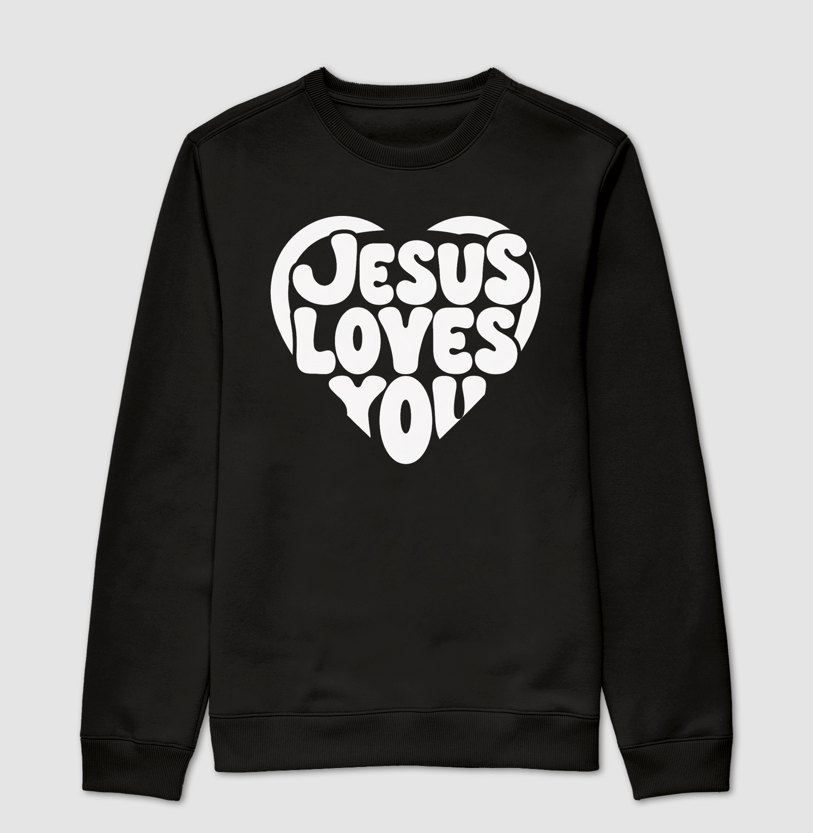 Coração "Jesus Loves You"