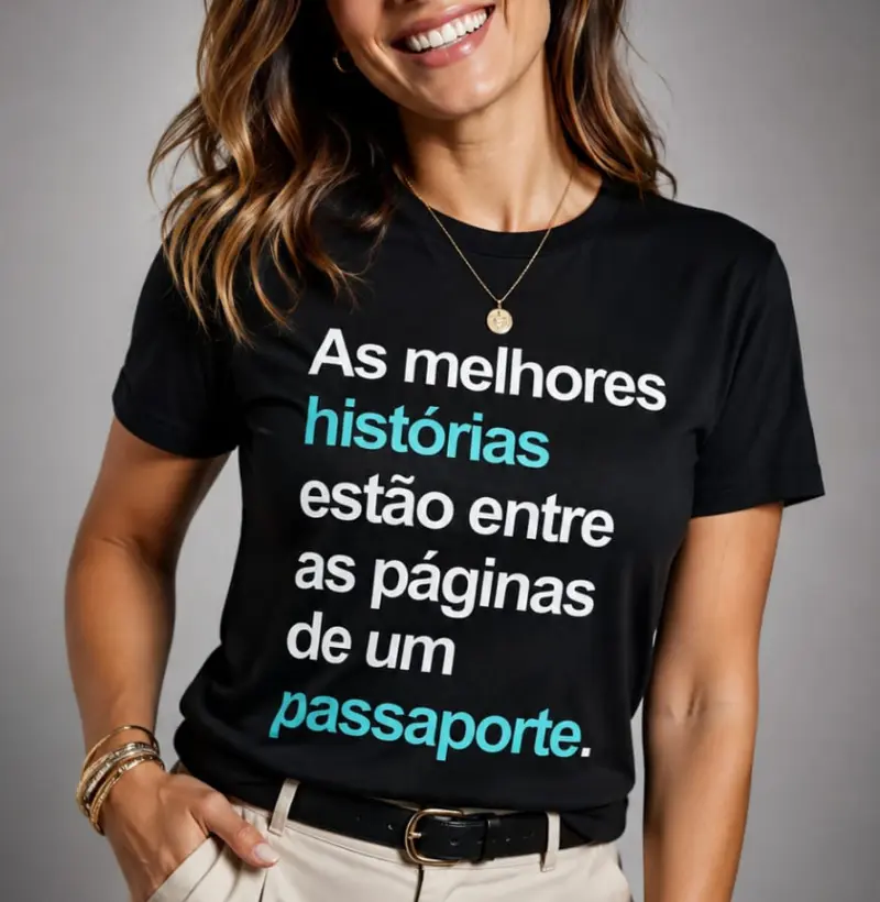 Entre as páginas de um passaporte