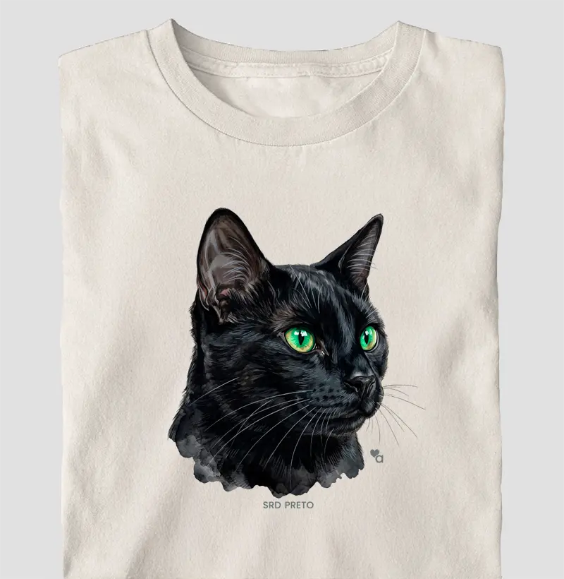 Gatos - SRD Preto - Oversized