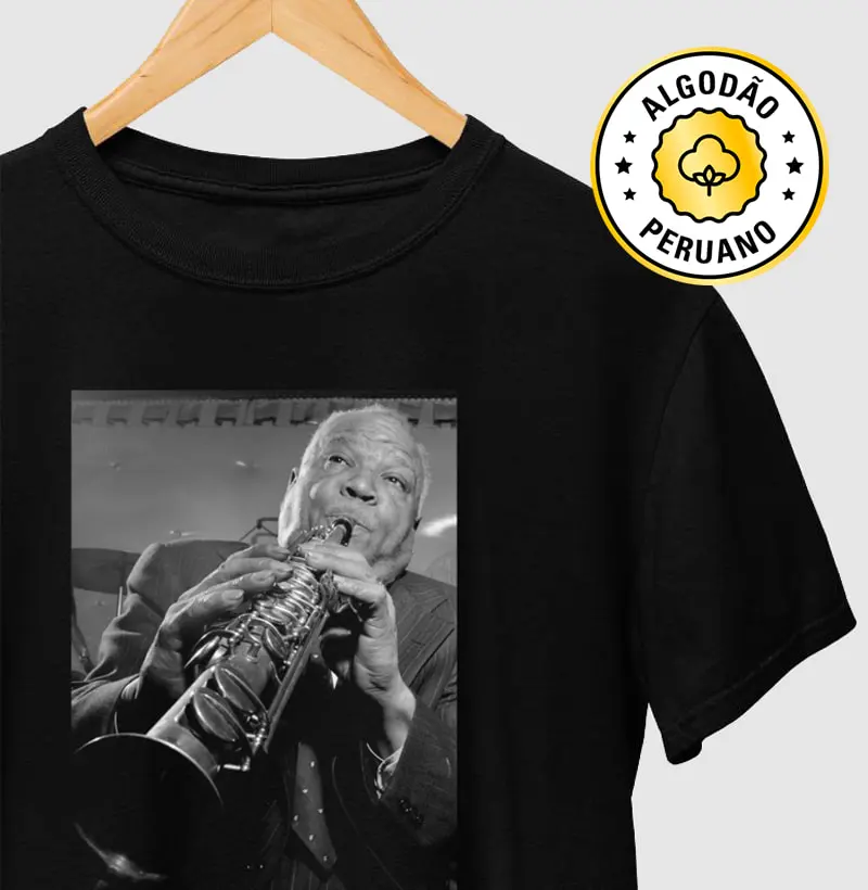 Sidney Bechet, N.Y., 1947 - Camiseta Algodão Peruano