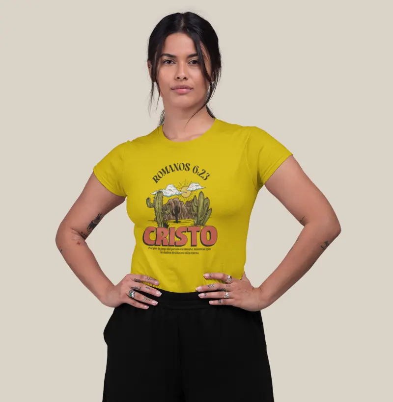 Camiseta Cristo Desert Romanos 6:23