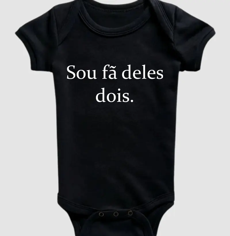 Sou fã deles dois