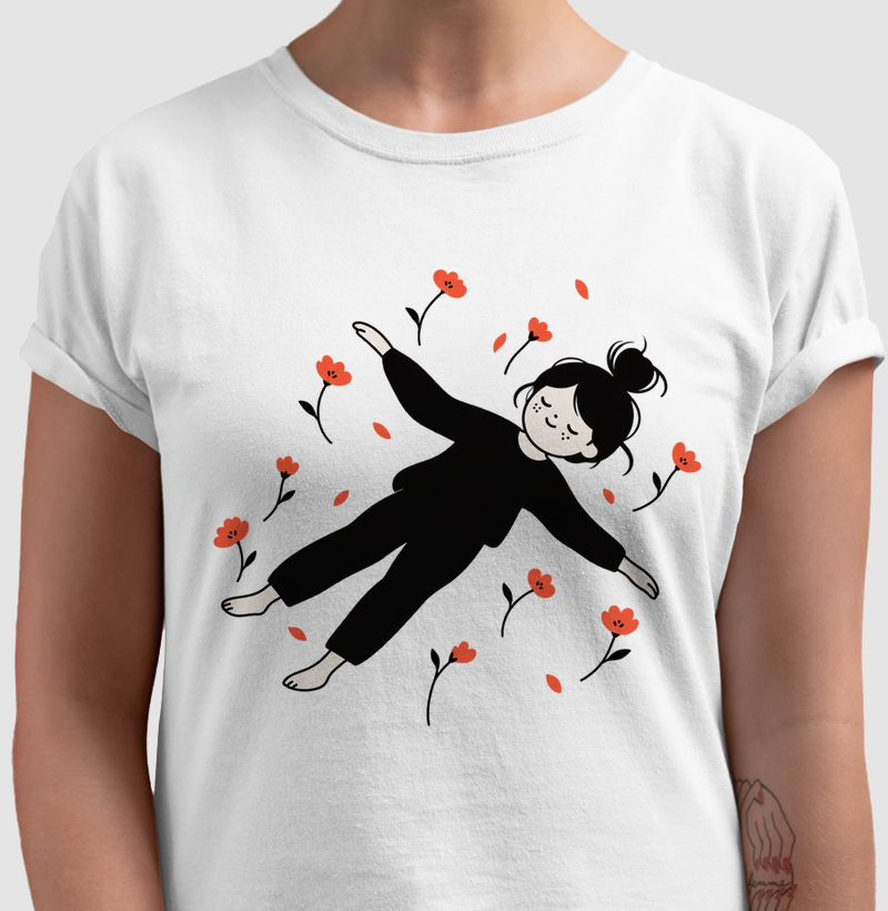 Camiseta Florescer em Liberdade