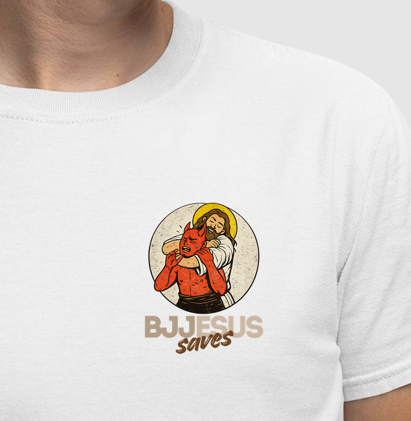Camiseta BJJesus Saves