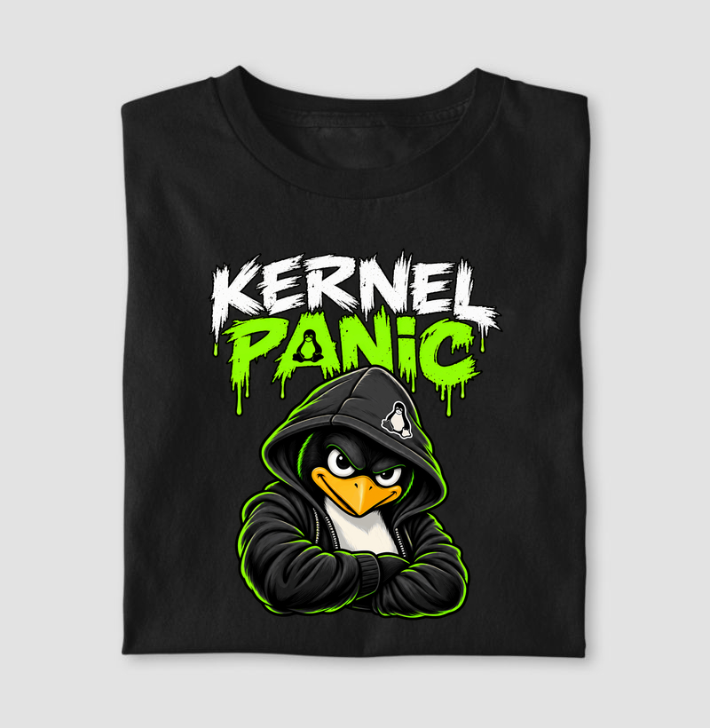 Kernel Panic — Linux Edition - Camiseta