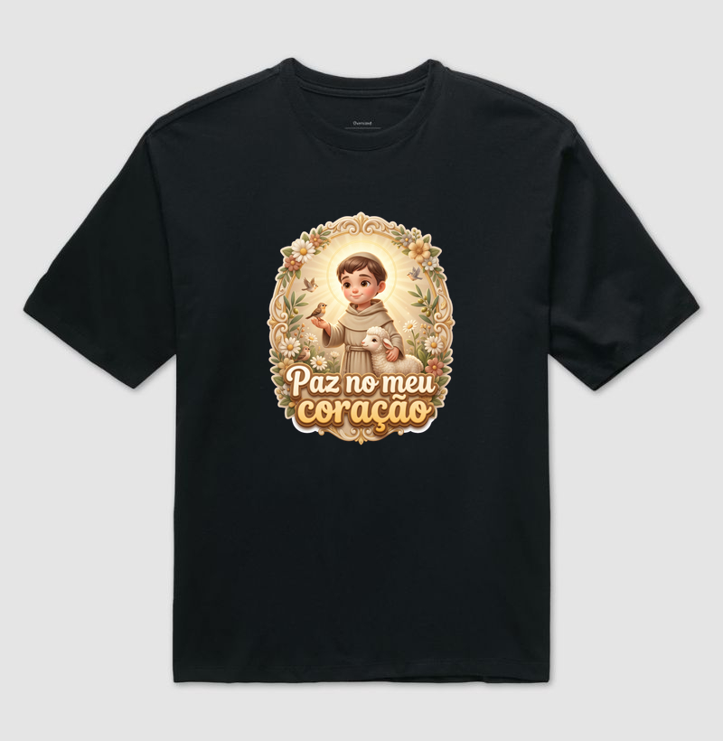 São Francisquinho, Paz no meu Coração - Camiseta Oversized