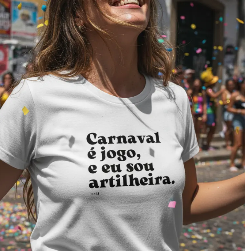 Carnaval é jogo e eu sou artilheira.