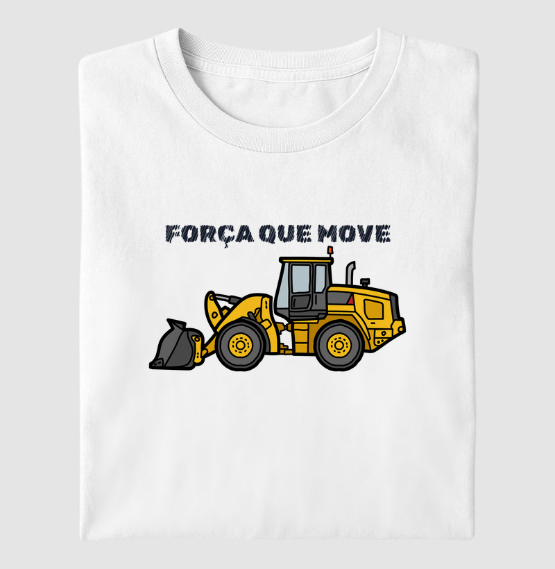 pá carregadeira - força que move