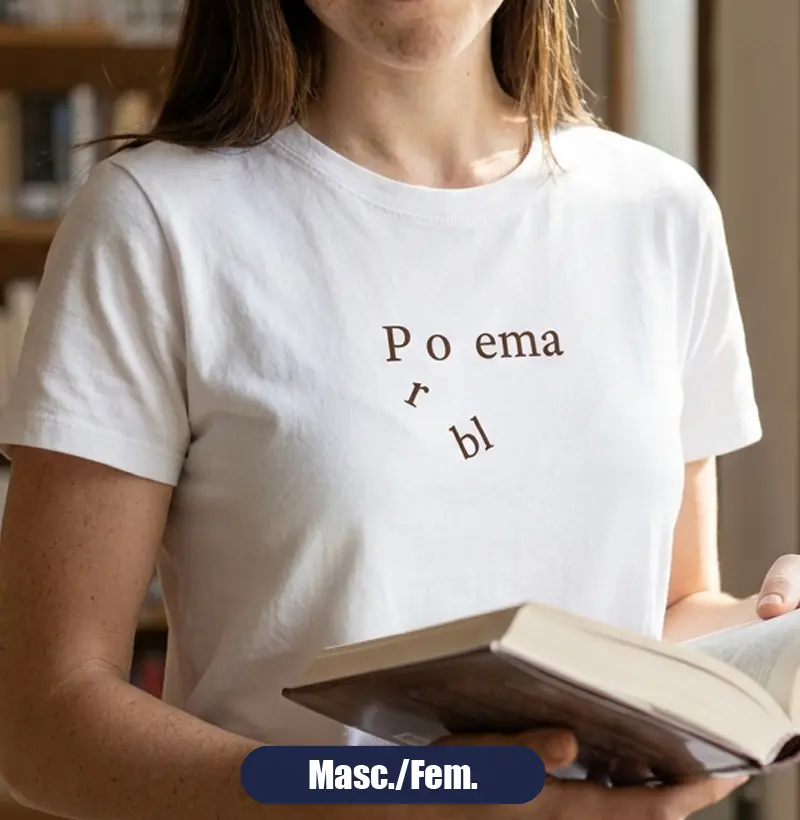 Camiseta  Poema X Problema