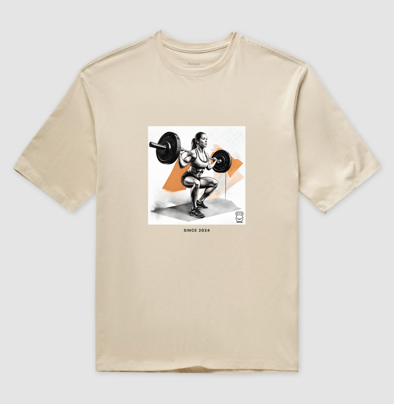 Mulher agachando (Unissex)