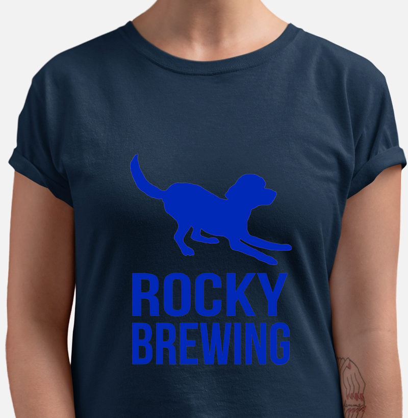 ROCKY BREWING Logo Azul