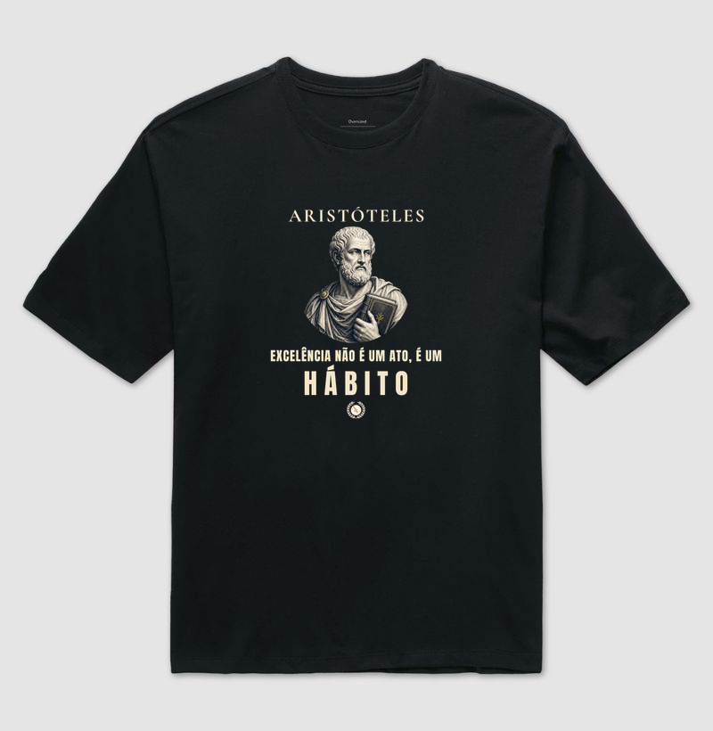 Camiseta "O Hábito" | A Excelência de Aristóteles