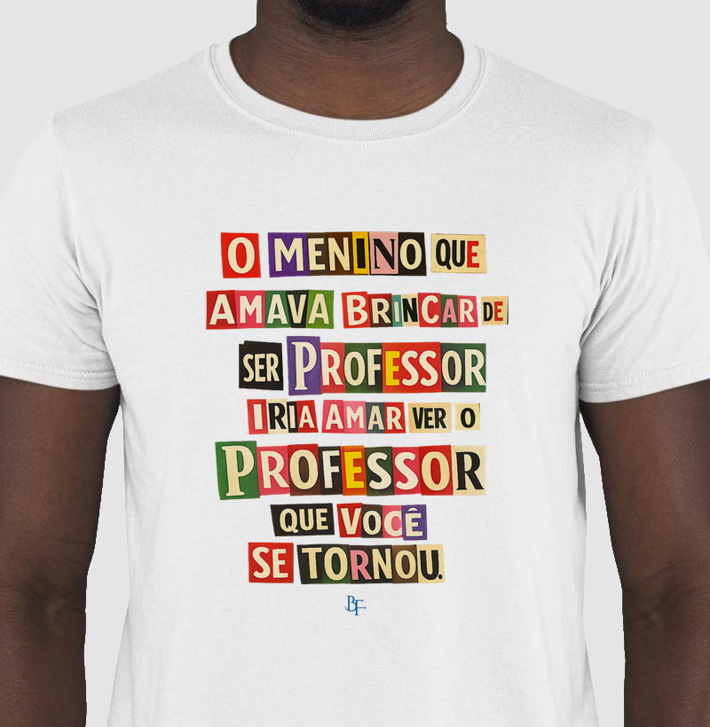 O menino que amava brincar de ser professor iria amar ver o professor que você se tornou