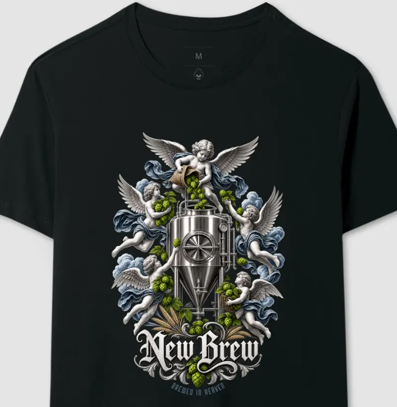 Brewed In Heaven - New Brew - Camiseta