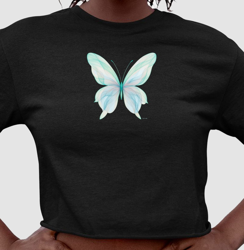 Borboleta Verde e Azul