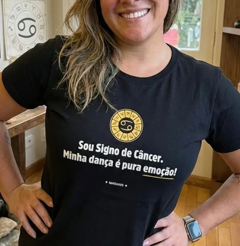 Sou Signo de Cancêr. Minha dança é pura emoção