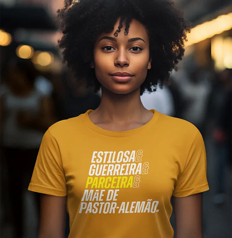 Camiseta Mãe de Pastor-Alemão
