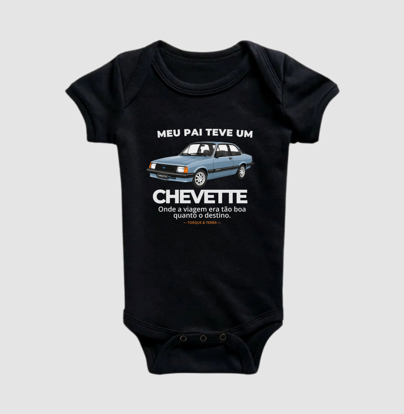 Meu pai teve uma - Chevette azul claro metálico