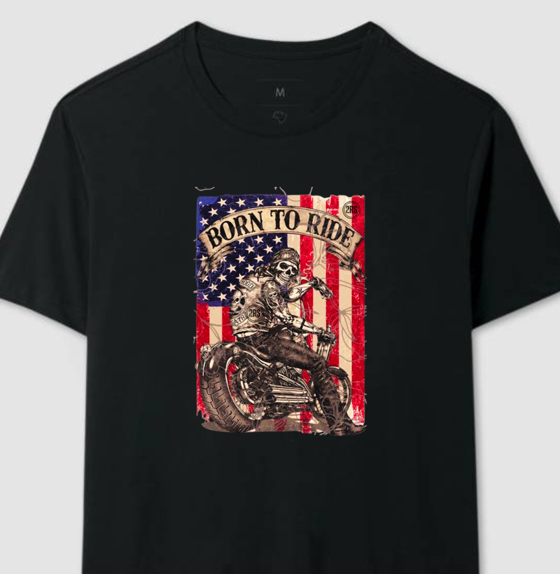 Camiseta motociclista Born To Ride