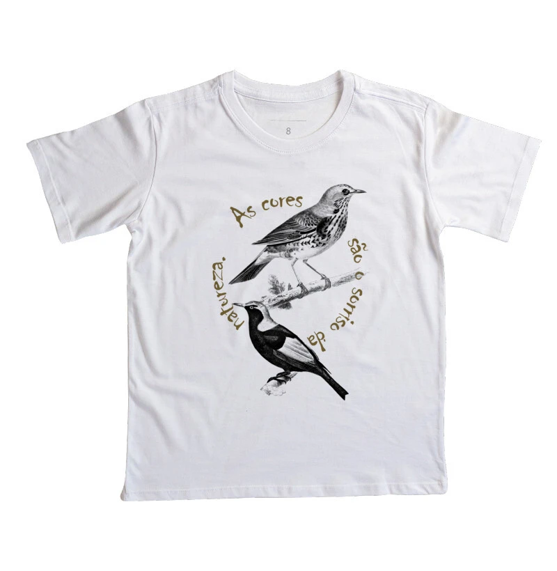 Camiseta infantil, Passarinheiro do Brasil 