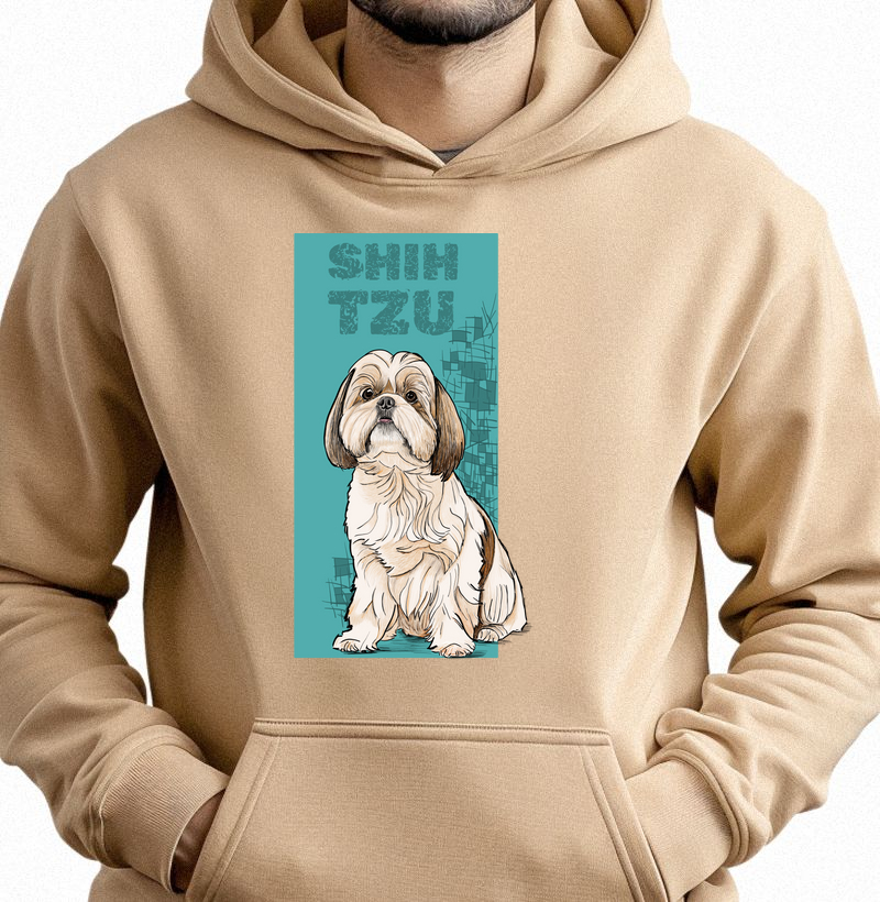 Hoodie Moletom Cachorro Shih Tzu