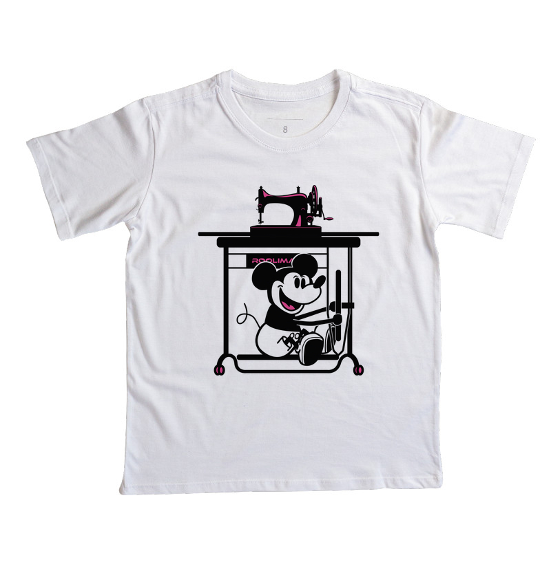 Camiseta Infantil Carro de Costura