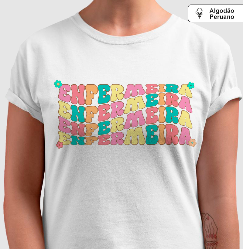 Estampa Enfermeira Feminina