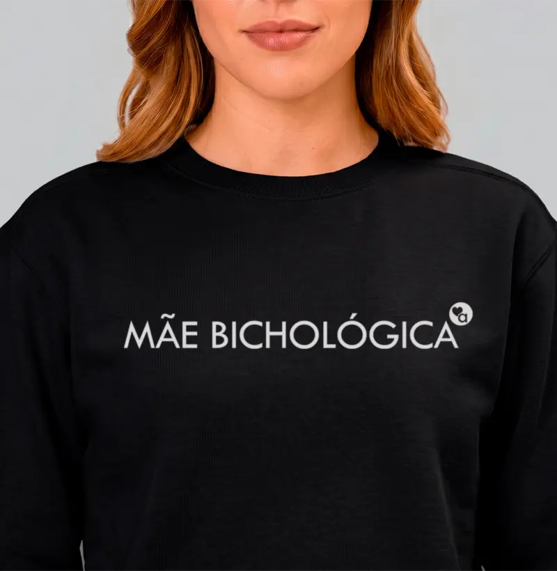 Família Bichológica - Mãe - Moletom Suéter