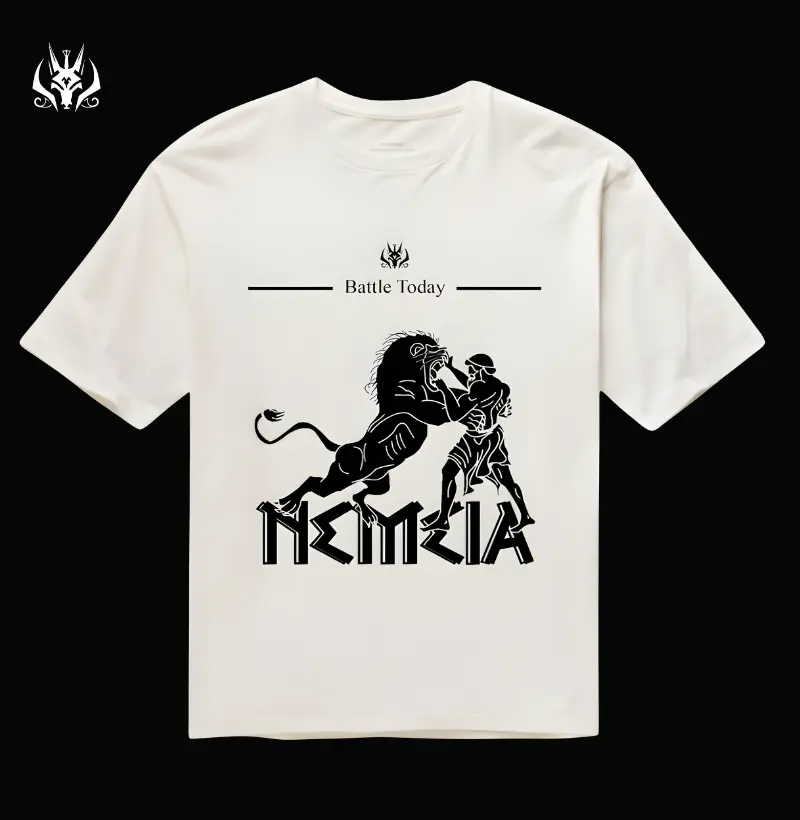 Camiseta Oversized - Hércules Nemeia (Edição Battle Today)