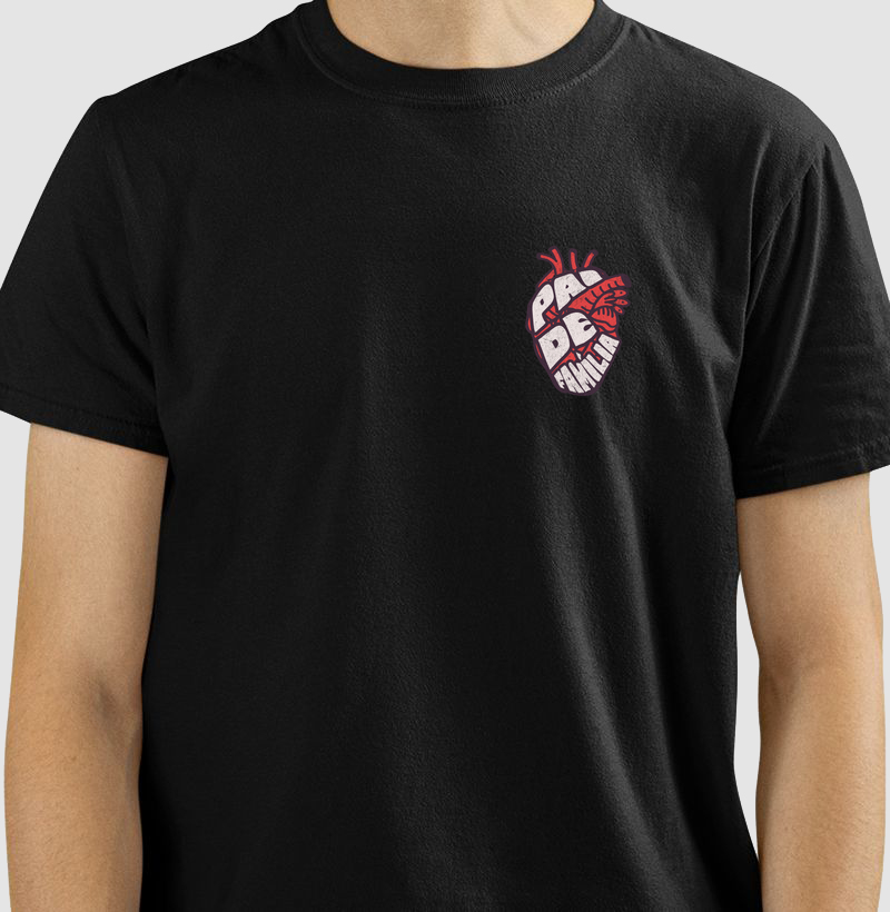 Camiseta Pai de família - Algodão Premium